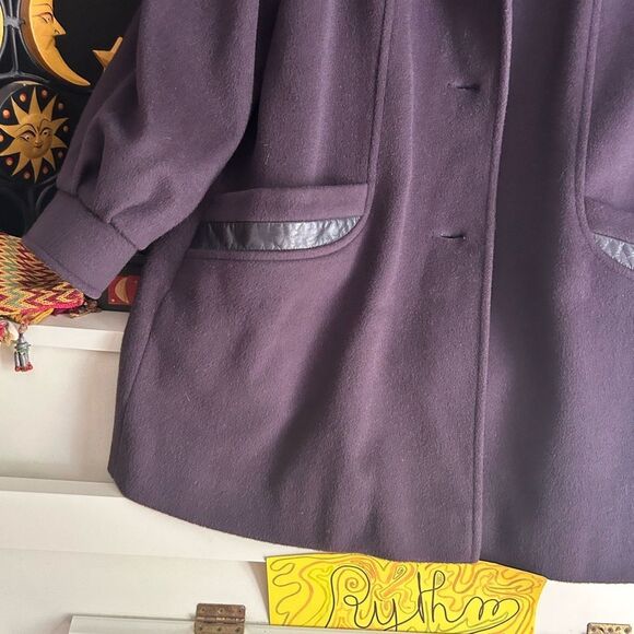 Me-Jay vintage wool dress coat Montreal coat factory 13/14 - Picture 2 of 14